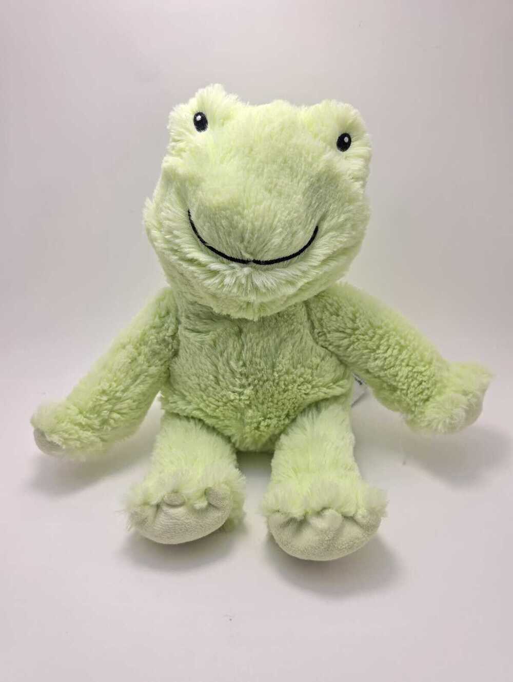 Little Miracles Green Smiling Frog Plush Rare (11 inch)